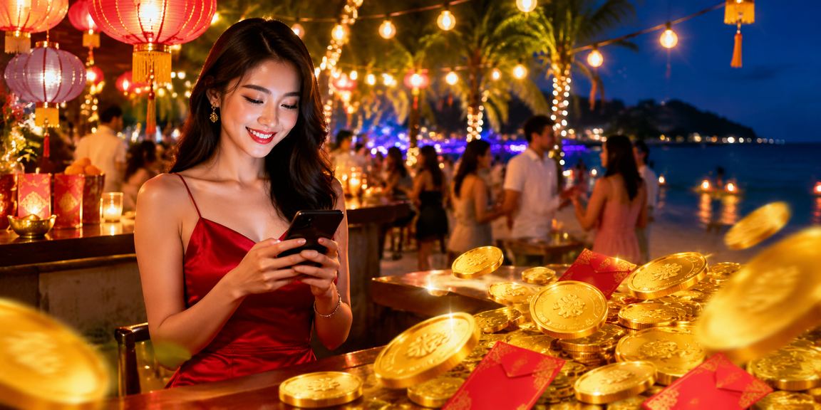 Phong bì đỏ và đèn lồng lễ hội tại Phú Quốc – nhận thưởng theo mùa trên daga6789